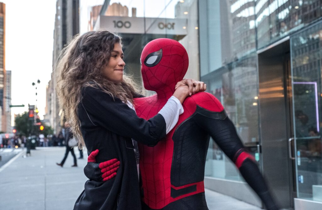 Spider man far from home MJ and Peter