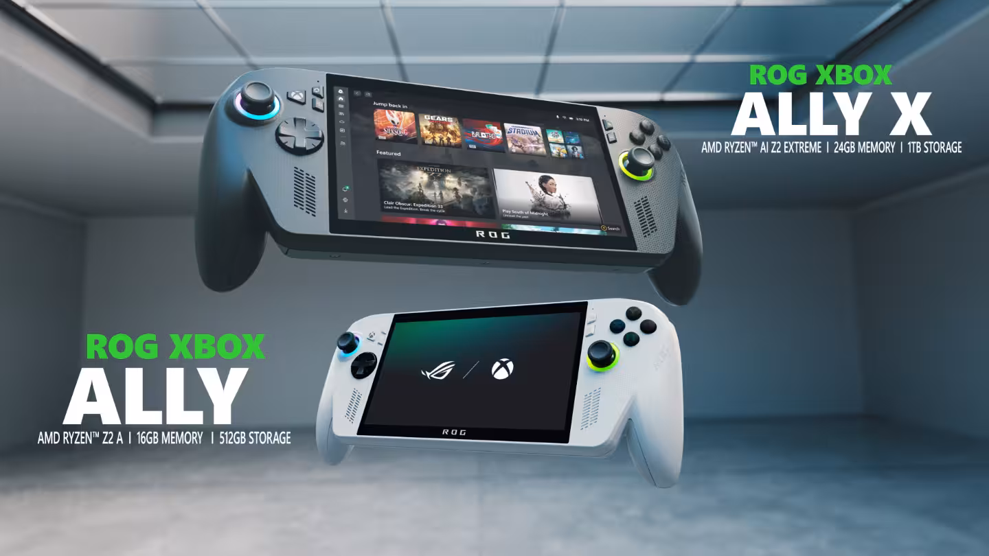 ROG Xbox Ally ir ROG Xbox Ally X