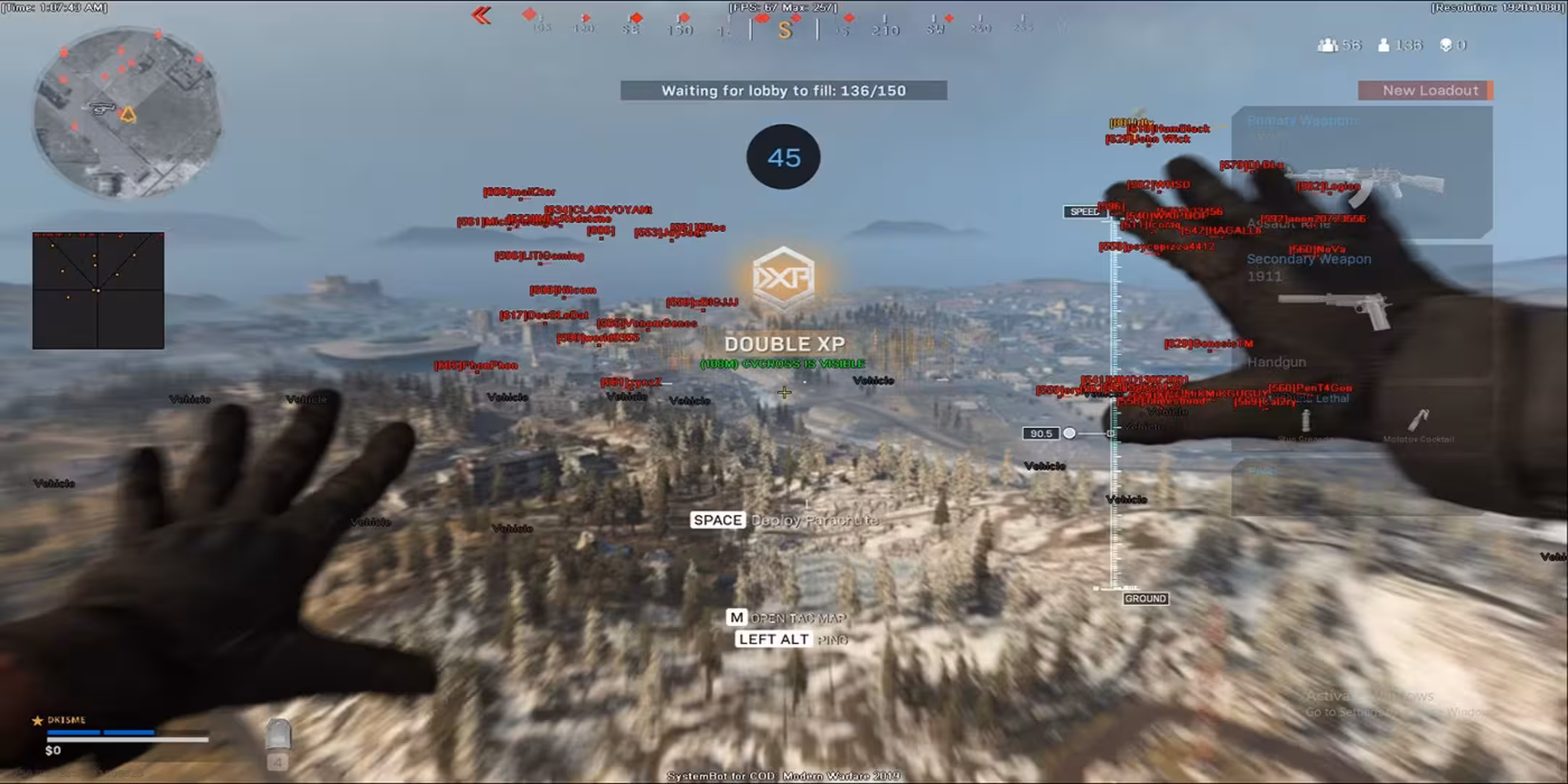 CoD Warzone sukčiavimas